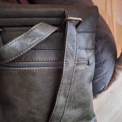 Teilleder Rucksack Tasche