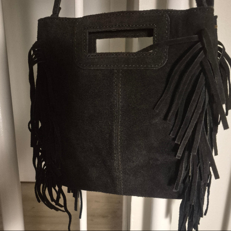 Wildleder Tasche mit Fransen