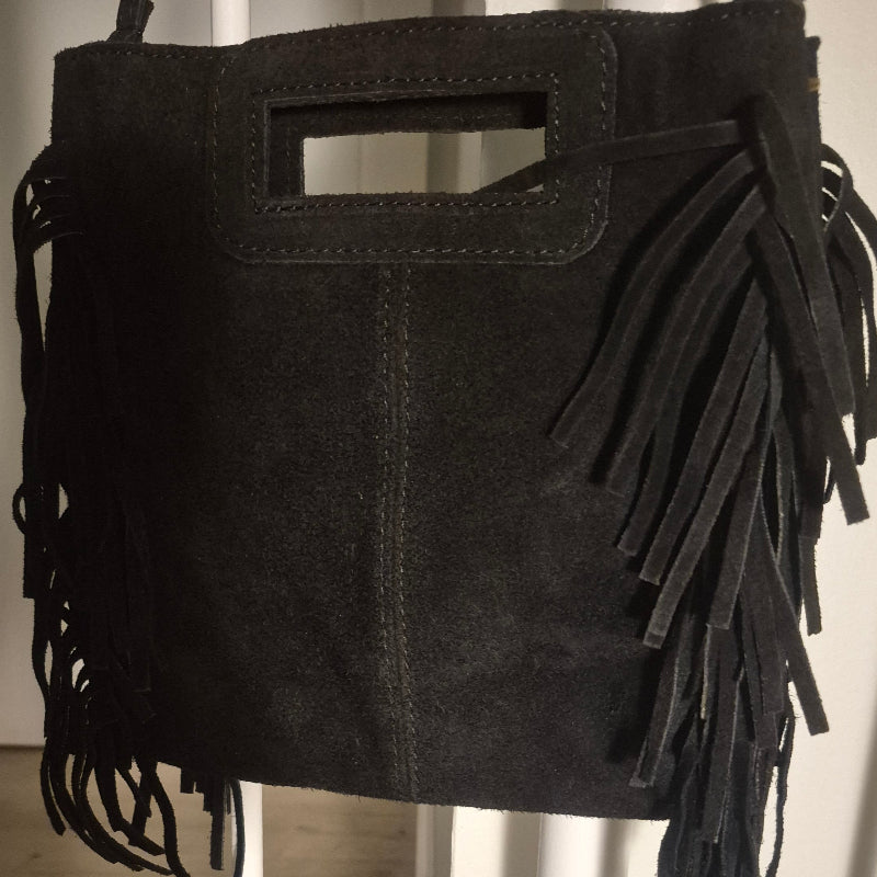 Wildleder Tasche mit Fransen