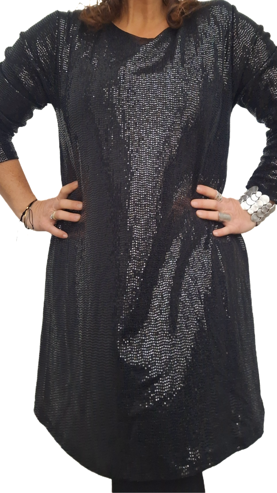 Pailletten Party Wunder Kleid