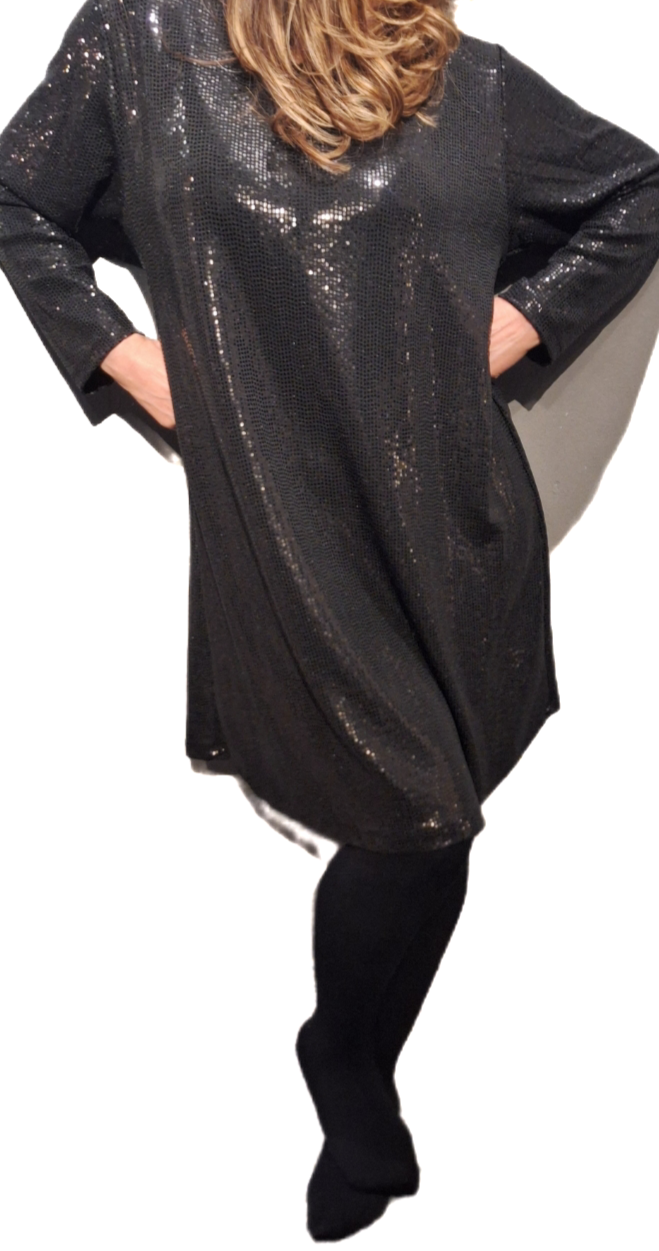 Pailletten Party Wunder Kleid