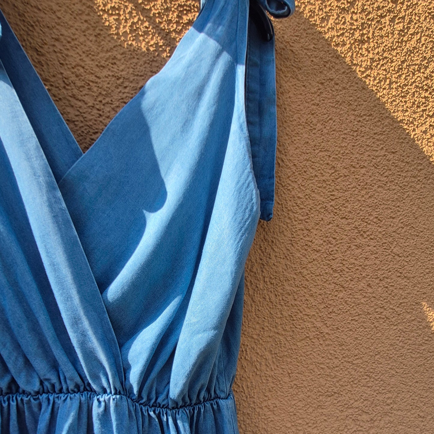 Stylisches Jeans - Kleid Ärmellos