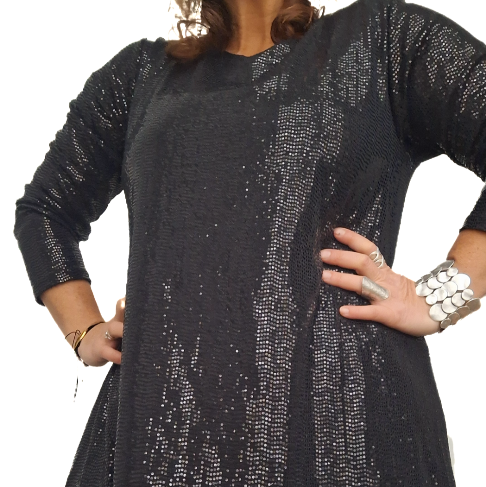 Pailletten Party Wunder Kleid