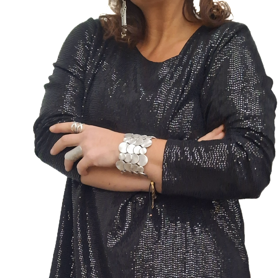 Pailletten Party Wunder Kleid