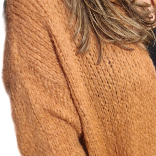 Strickjacke in schönem Orange