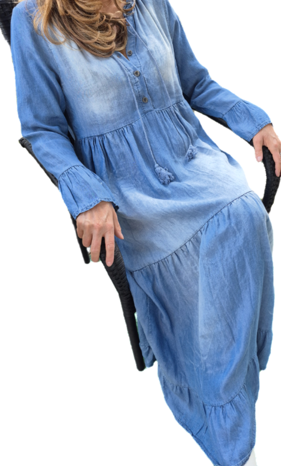 Stylisches Jeanskleid