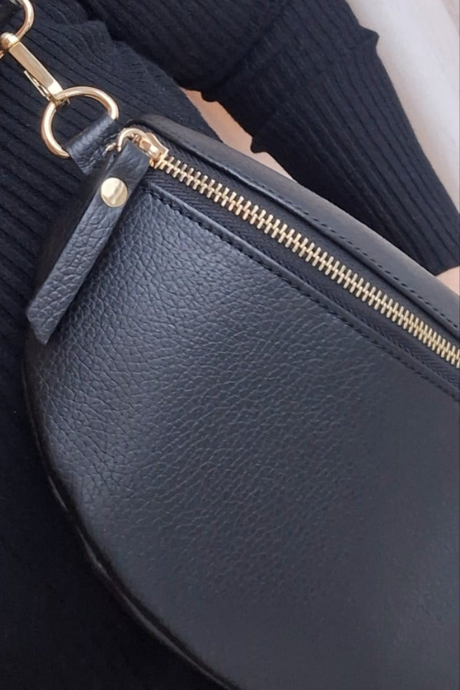 Bauchtasche / Moonbag Echtes Leder