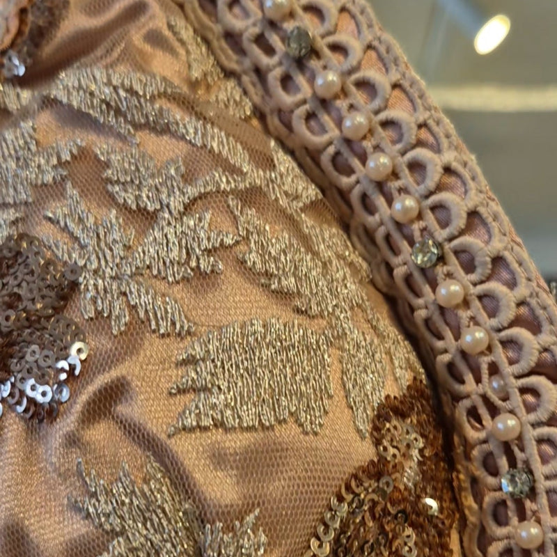 Abendkleid Roségold